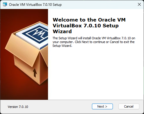 Installing VirtualBox 1