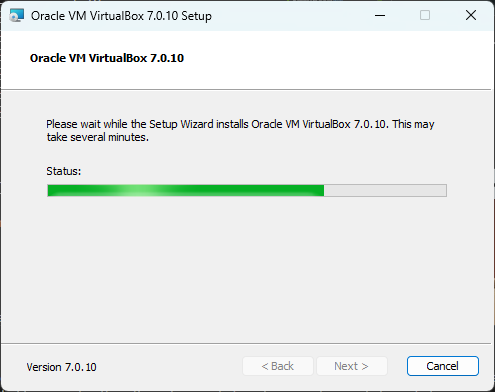 Installing VirtualBox 5
