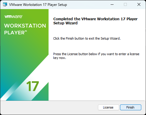 Installing VMware 9